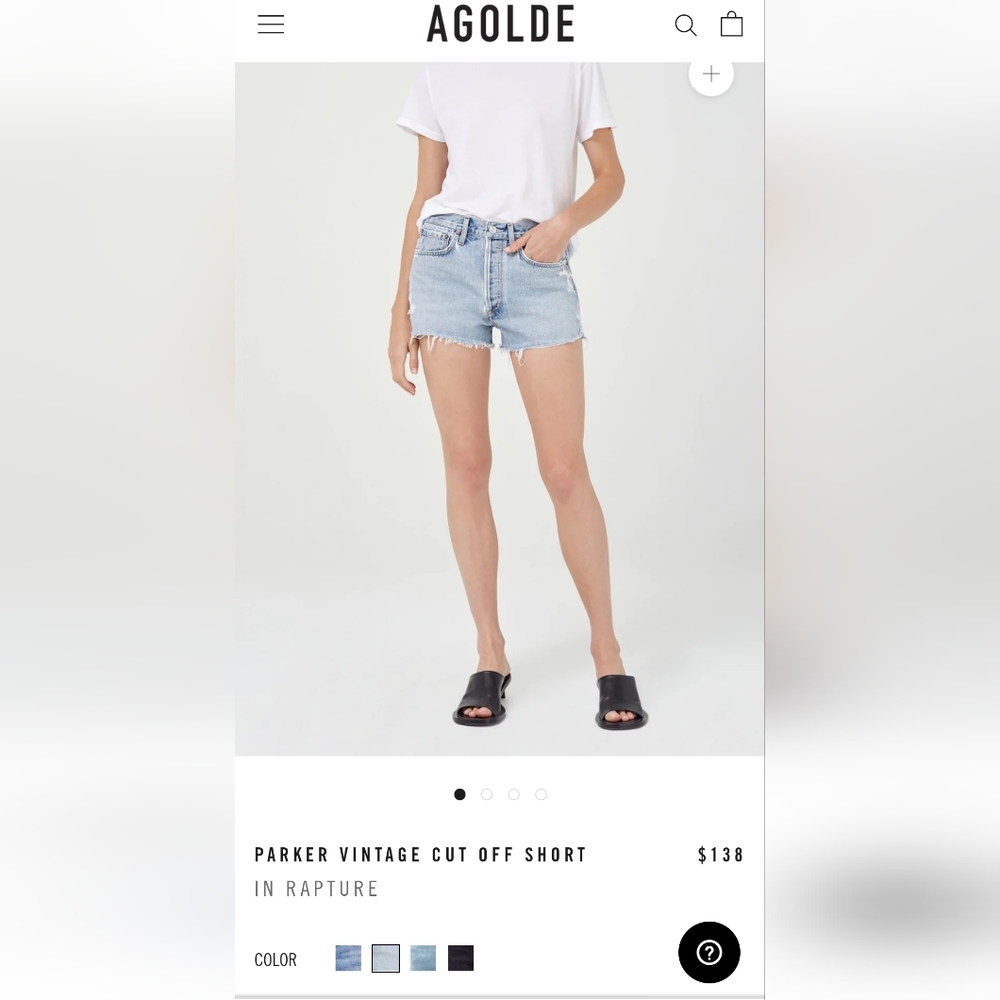 AGOLDE shorts - Picture 6 of 7